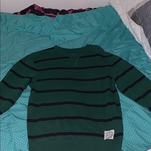 Green and Navy blue boys shirt/sweeter!!